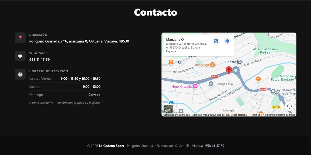 Web de taller publicada por Autodomy Solutions
